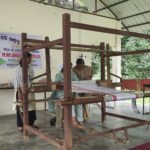 Celebrating Bagless Day Activites In JNV Tinsukia By Organising Handloom Workshop 2024